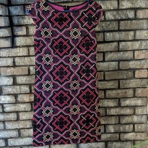 Geometric Sheath Dress